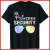 Princess Security Crown Squad Sunglasses Birthday Souvenir Black Cotton T-Shirt Unisex T-Shirt