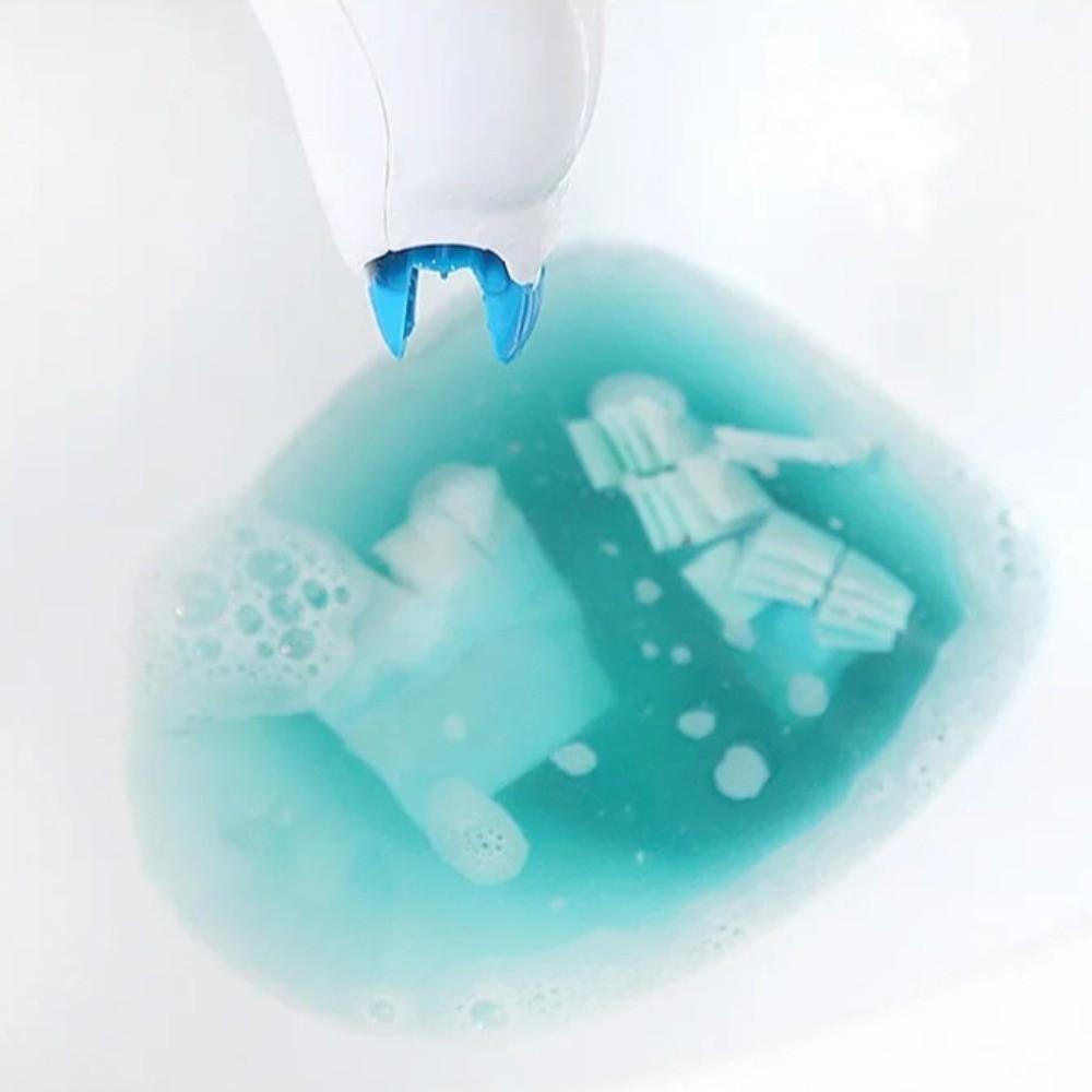 Plastic Toilet Brush Set Disposable Heads Toilet Brush Holder Closestool Brush Bathroom