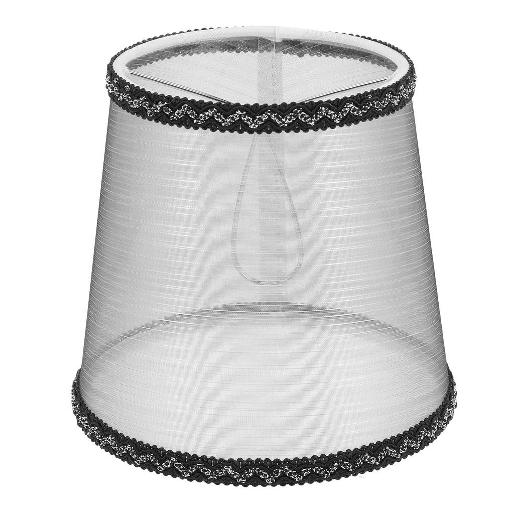 Hanging Lamp Cover Fabric Metal Sturdy Light Shade for Any Lamp Base Prevent Dazzling Warm Mood Bedroom Living Room