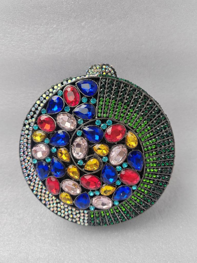 Hohle Voll-Diamant-Kristalltasche Bankett-Clutch