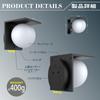 Solar Motion Daylight 4 Lighting Automatic Security Night Entrance Garden Wall Parking Cute Light, Entrance, Sensor, Outdoor, Waterproof, 1000lm,