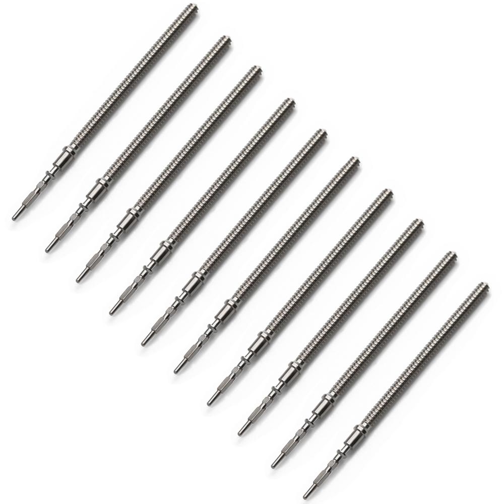 Watch Stem Stainless Steel Spare Parts Fit VK63 VK64 VK67 VK68 VK61 Crown Automatic Mechanical Movement Watch Parts Crown Stem