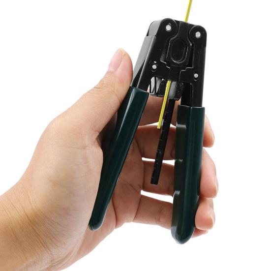 Durable Tool Steel Cable Cutter Wire Stripper Pliers Fiber Optic Stripping Tool
