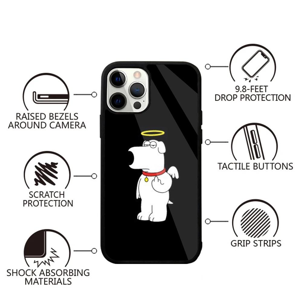 F-Family Funny Guy Phone Case For iPhone 16,15,14,13,12,11,Plus,Pro,Max,Mini Magsafe Magnetic Wireless Charging