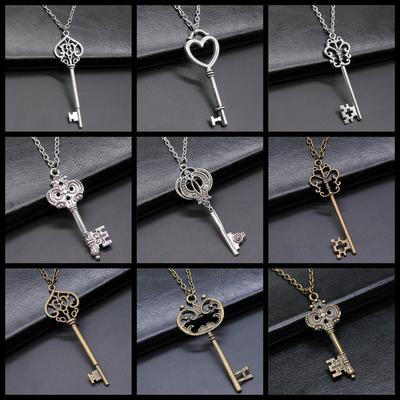 Kreatives Geschenk Party Schmuck Zubehör Schlüsselanhänger Halskette Für Frauen Lange Kette Halskette