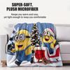Despicable Me Minions Cartoon Blanket All Season Soft Cozy Comfortable For Bed Bedroom Dorm Sofa Lunch Camping Boys Girls Gift