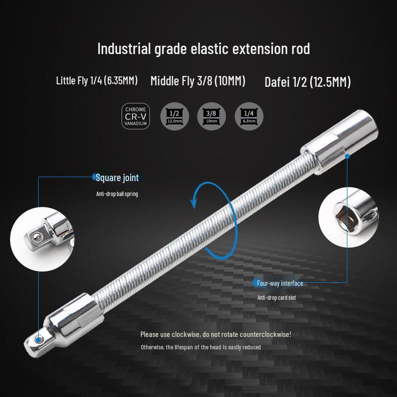 Bendable Elastic Extension Rod Tool