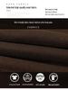 Women's High-Waist Brown Wool Midi Skirt with Slit - Autumn/Winter 2025 Collection