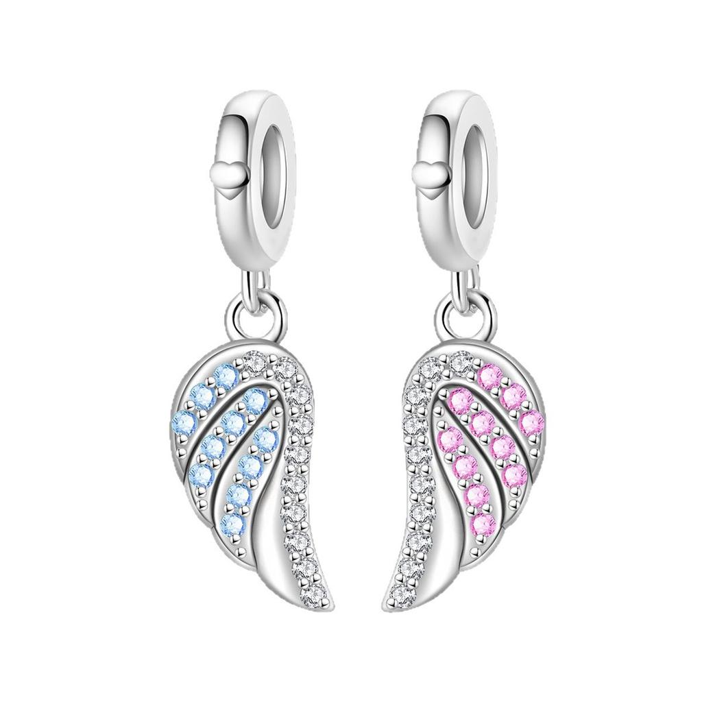 2026 Wings Feather Eternal Love Charm Charm Beads DIY Jewelry Bracelet Accessories 925 Silver