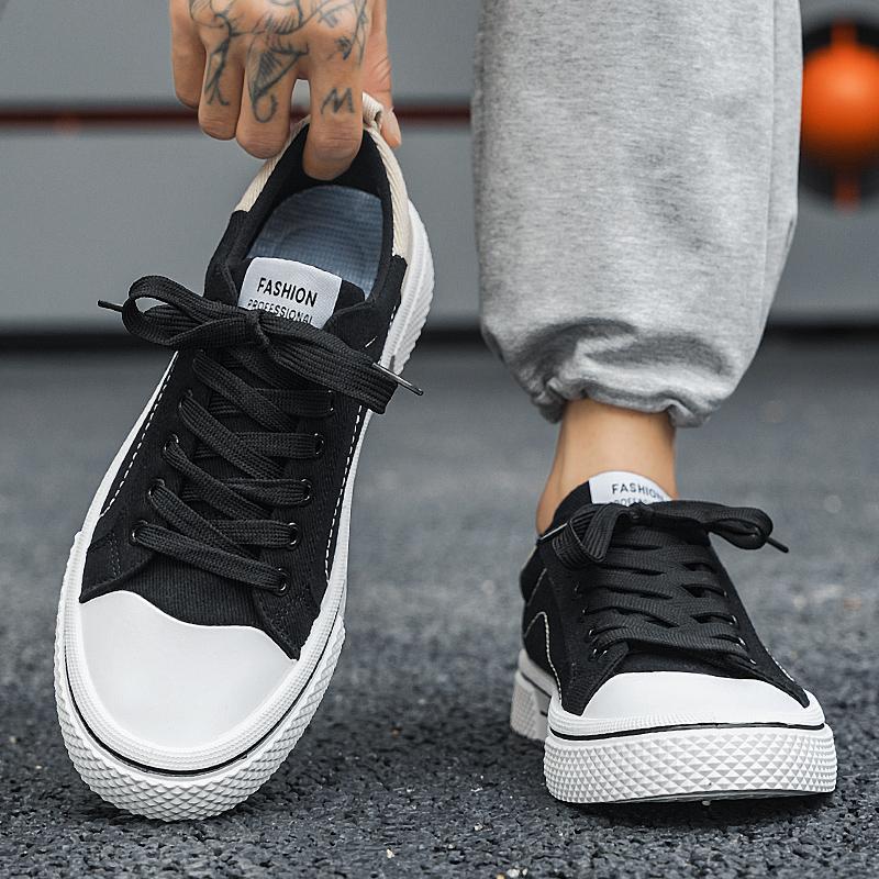 New Autumn Cloth Shoes Casual Board Shoes Soft-soled Sports Canvas Shoes Autumn and Winter
