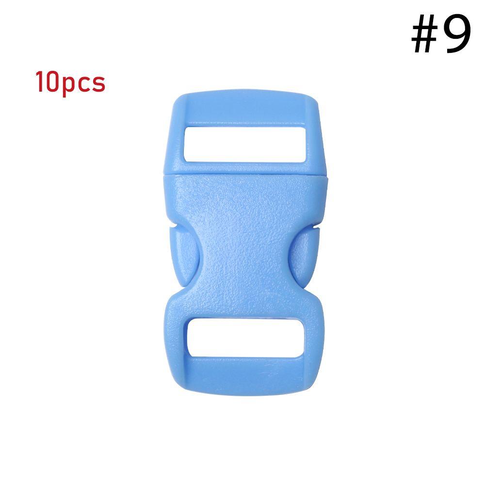 

Accessories Curved Camp Bag Parts Side Release Buckle Dog Collar Strap Webbing Outdoor Tool 10pcs color 9