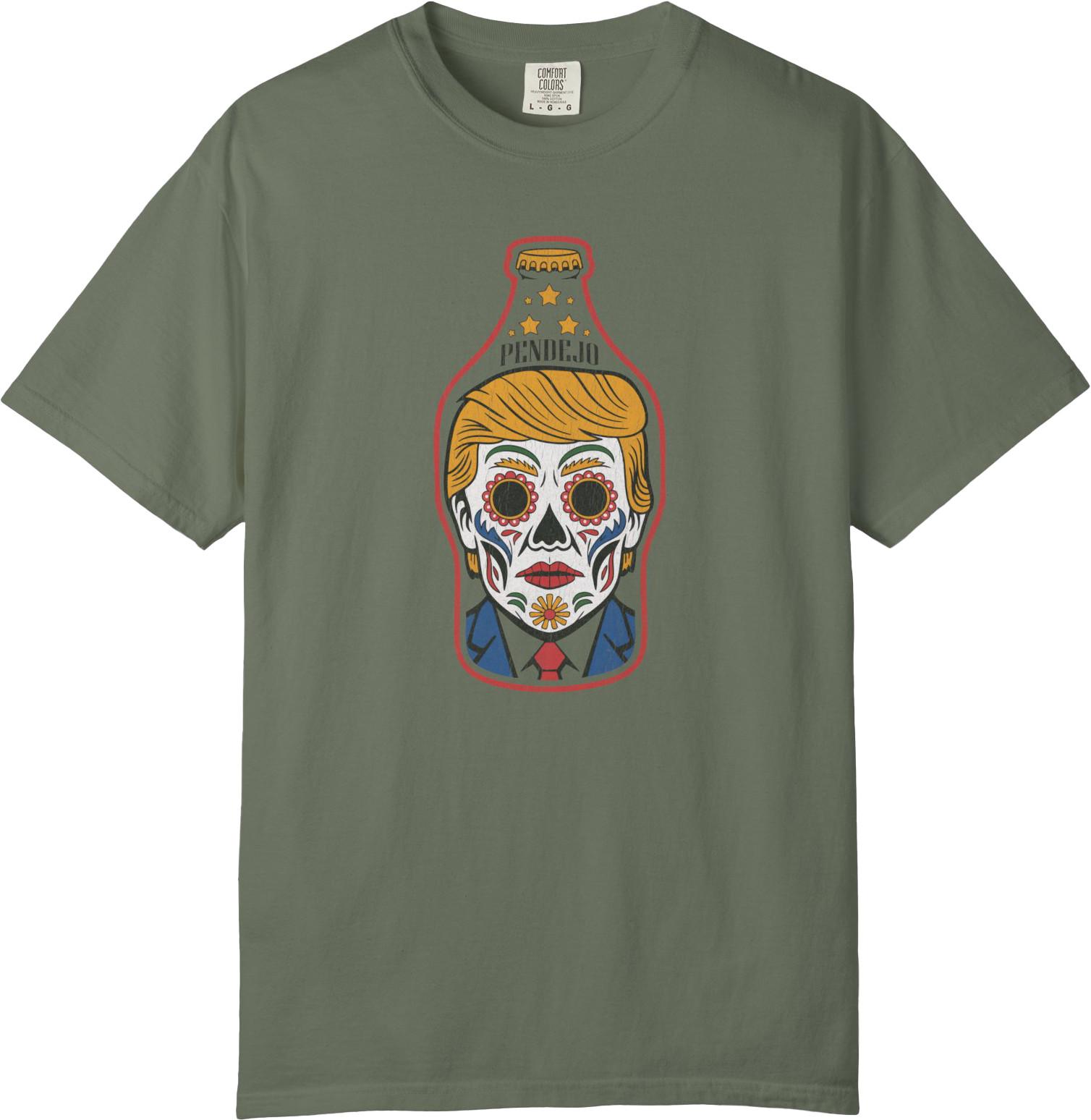 Trump Idiot Pendejo Mexico Mexican Anti President 2028 Political Tee T-Shirt S разноцветный