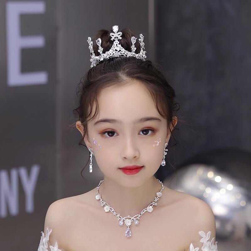 

Crystal Princess Elsa Headband Set - Kids Birthday Crown Hair Accessory