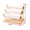 3 Tiers Bracelet Holder Jewelry Storage Organizer Stand Watch Display for