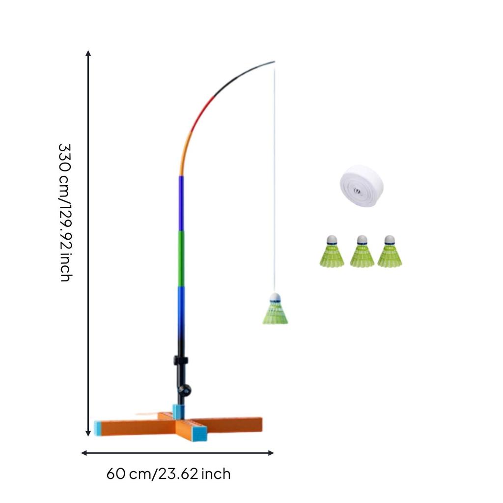 Self-Return Badminton Training Set Indoor Outdoor for Home Workouts, Children