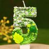 Creative Digital Birthday Candle Cake Party Decoration Birthday First Birthday Diy Millennium Turtle