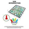 {MAX-66} Desktop Foldable Snake Ladder Board And Game Family Chessboard Portable