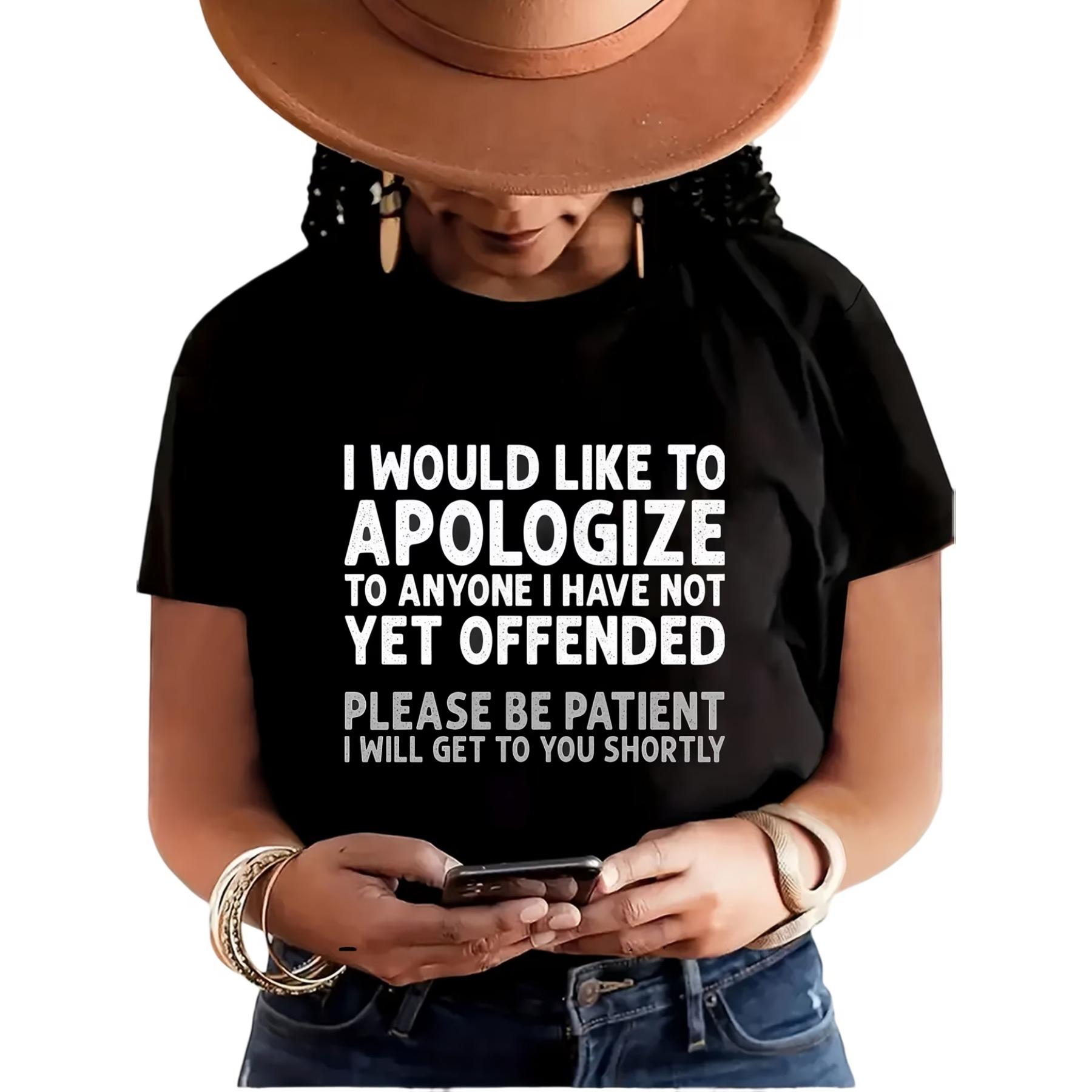 

Funny and Ironic Quote of The Lady Plus Size Plus Size Casual T-shirt S чёрный