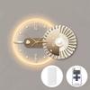 Led Decorative Wall Clock Modern Luminous Wall Watch Silent Luxury Aesthetic Clocks Minimalist Large Elegant Living Room Watches