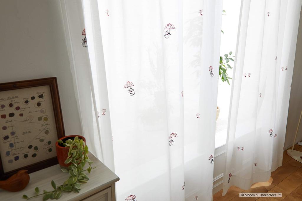 Suminoe MOOMIN Gardin för paraply, Genomskinlig, 1 Panel, 100 x 133 cm, B, 342-73212