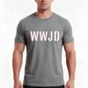 Wwjd Pink TShirt Summer Casual Cotton Tee Oversized Streetwear Tops Vintage Graphic Print Loose Fit Short Sleeve