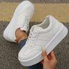 Fashion 2025 New Style Casual Shoes For Women, Ladies Platform Shoes, White Shoes, Comfortable Sneakers, Increase