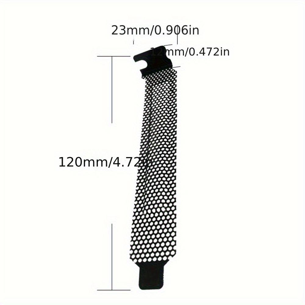 5pcs PCI Slot Cover Dust Filter Blanking Board Cooling Fan Ventilation Plate Hard Steel Screws Bezel Bit for Desktop PC Computer