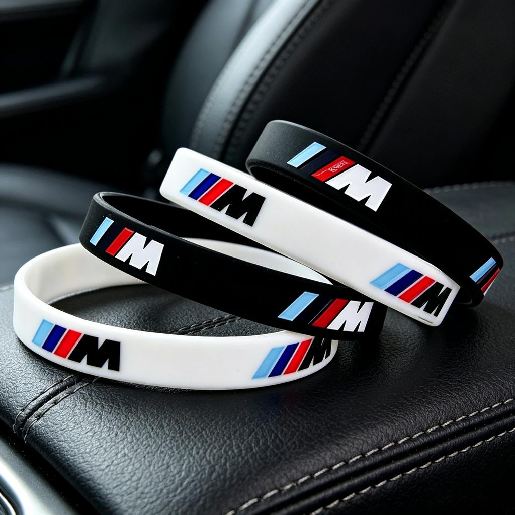 Fashion BMW M-series Badge Bracelet Sports Men Women Rubber Hand Chain For BMW Performance BMW M Power M3 M5 X1 X3 X5 X6 x7