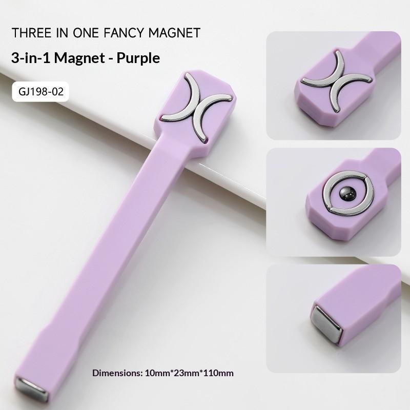 Strong Cat Eye Magnet 3-in-1 Nail Art Tool Multifunction Magnet for DIY Magnetic Gel Polish Salon Use