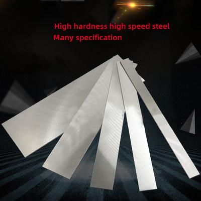 HRC62 Schnellarbeitsstahl HSS-Stahl 4241 Weißstahl Holzbearbeitungswerkzeuge Schnitzklingen DIY-Messer Rohmaterial 300 mm