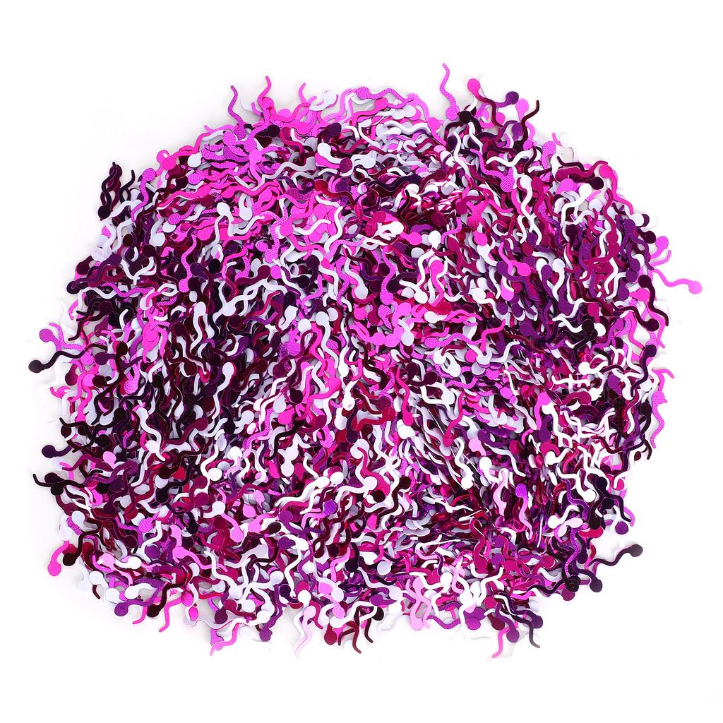 Confetti Tadpole Shape Bath Party Sequins Sprinkles Part Wedding Decoration Supplies