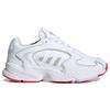 Adidas Originals Falcon 2000 Synthetic Leather Mesh Casual Lightweight Low-Top Lifestyle Shoes Women Sneaker White Gray EG5475