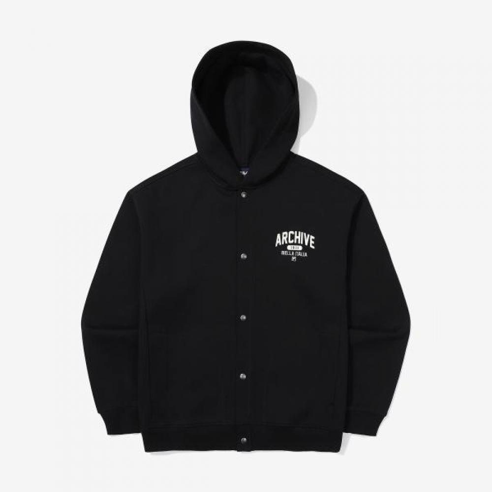 Fila Hooded Jacket Cotton Blend BLACK/100