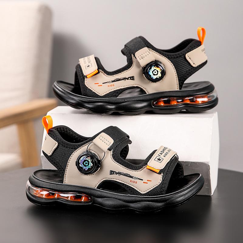 Classmates Children's Sandals One-word Sandals 2025 Summer Beach Sports Leisure Hiking Breathable Lightweight Teen