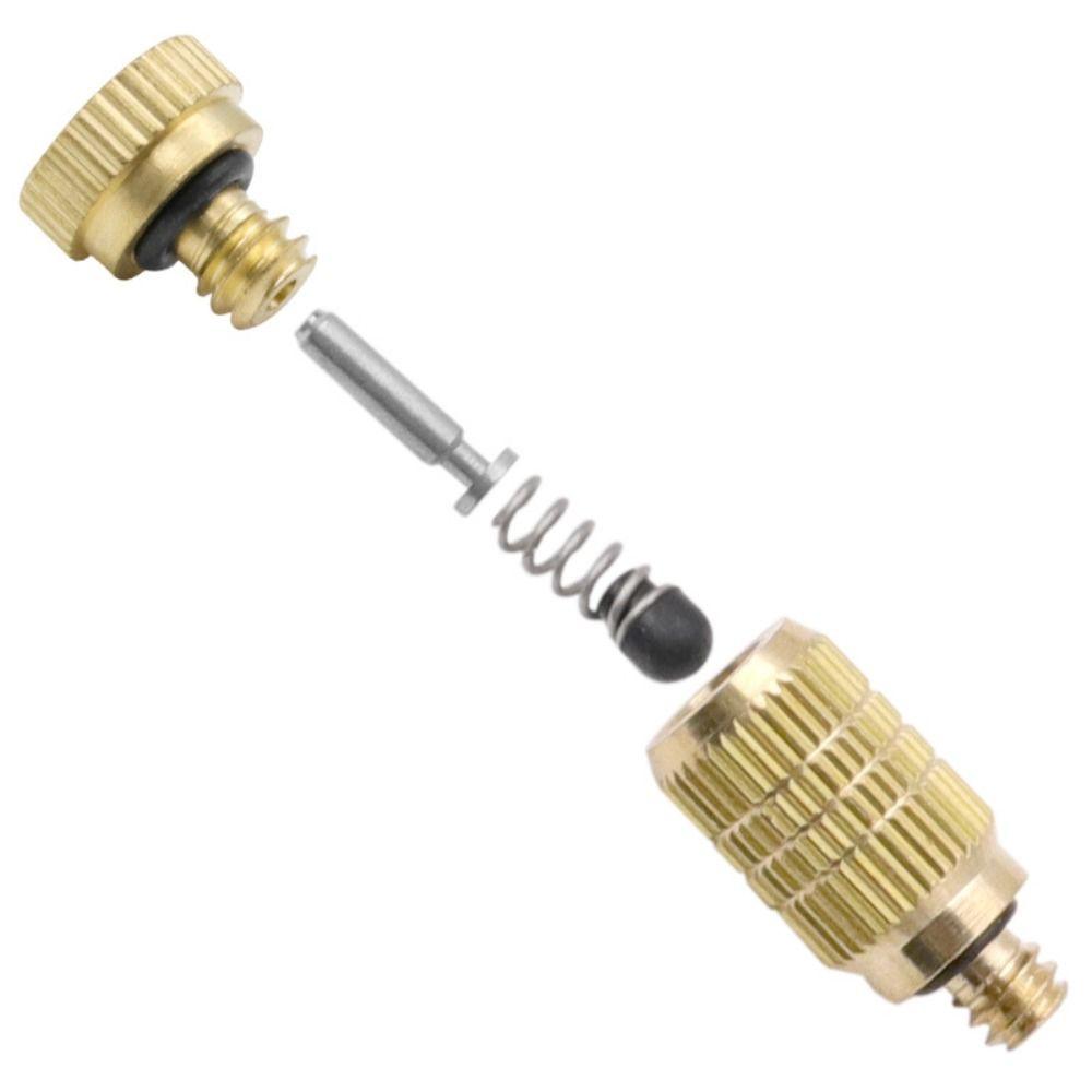 High Pressure Atomizer Nozzle Landscaping Greenhouse Irrigation Brass Misting Nozzles Air Humidification Anti-Drip Fog Sprayer