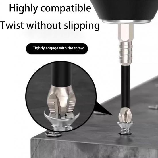 High-Magnetic Screwdriver Drill Bit Set, Anti-Slip Magnetic Electric Screwdriver Set,Strong Magnetic Durability Screwdriver Drill Bit Set, magnetic