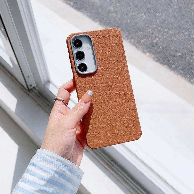 

Suitable for Samsung S24ultra Mobile Phone Case Samsungs25 Mobile Phone Case Leather Pattern Magnetic Suction Mobile Phone Case Samsung S21 Ultra