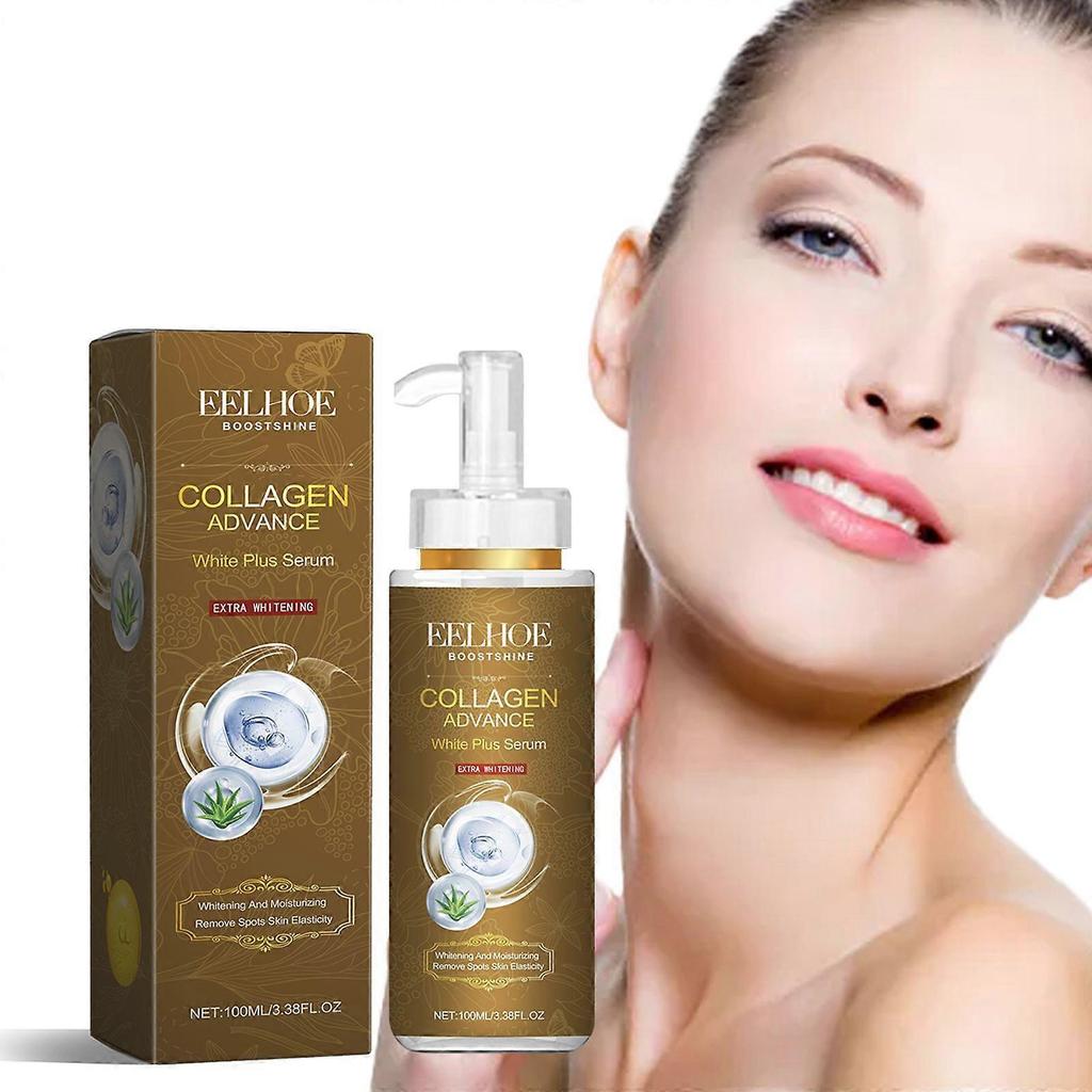 Eelhoe Collagen Essence Serum - Gentle Hydrating And Moisturizing, Anti-Wrinkle, Brightening, Repairing, Acne Skin Care Essence