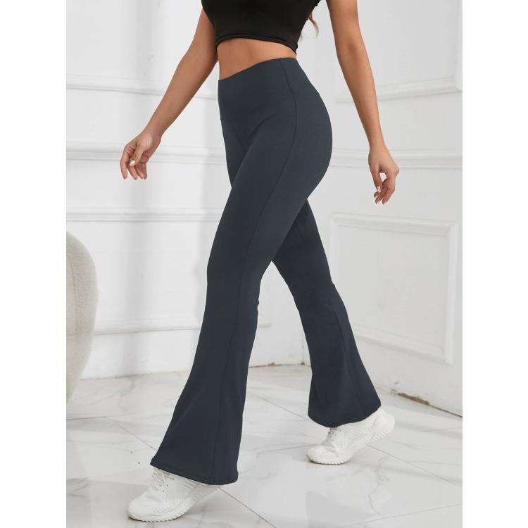 Yoga Bell-Bottom High-Waisted Butt-Lifting Leggings – Women’s Sports and Fitness Trousers with A Peach-Shaped Butt and Wide Legs