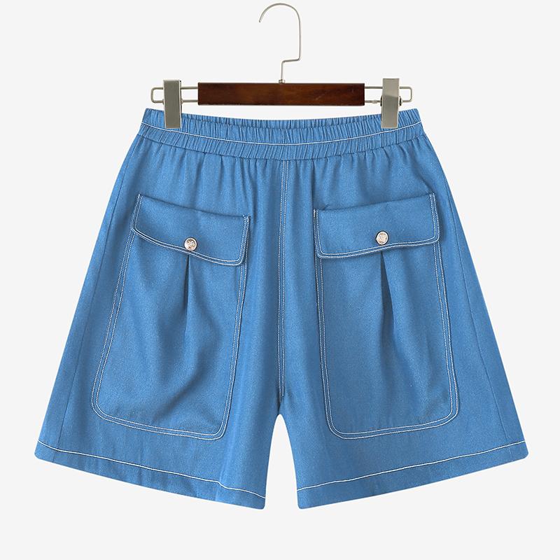 

ZANZEA Женские повседневные свободные летние шорты с эластичной резинкой на талии 4XL