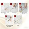 Self-Adhesive Tile Seam Sticker Waterproof Mildew Proof Floor Wall Decor Tape Gold Silver Black PET Gap Filler Strip for Kitchen Bathroom Bedroom
