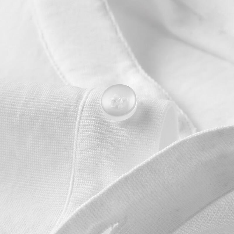 FIRS Men's Natural Cotton Linen Henley T-Shirt