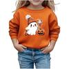 Boys Girls Child Fashion Daily Versatile Casual Crewneck Sweatshirts Daily Long Sleeve Patchwork Top Sweatshirts