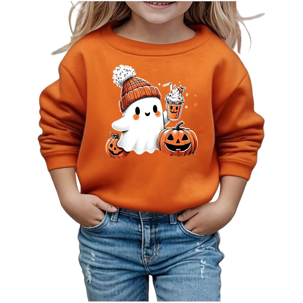 Boys Girls Child Fashion Daily Versatile Casual Crewneck Sweatshirts Daily Long Sleeve Patchwork Top Sweatshirts
