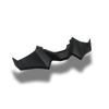 Motorrad Zubehör Schwarz Naked Front Abtriebsspoiler Winglet Aerodynamik Flügel Kit Spoiler Für YAMAHA MT 07 2021 2022 2023