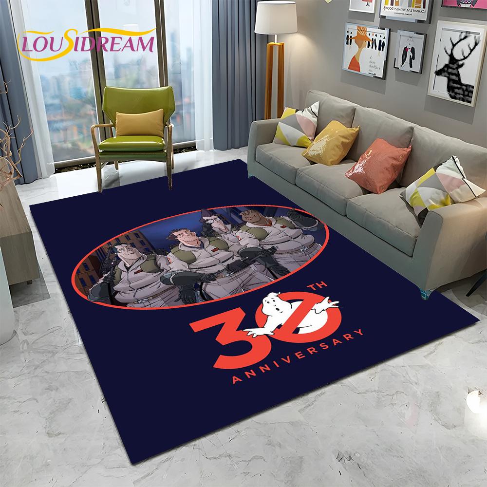 Horror Movie G-Ghostbusters Cartoon Carpet Rug for Home Living Room Bedroom Sofa Doormat Decor,Kid  Area Rug Non-slip Floor Mat