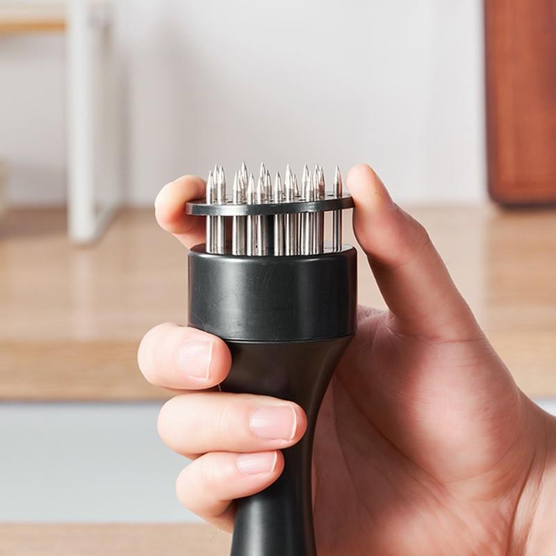 1PC Stainless Steel Steak Meat Tenderizer Hammer Loose Meat Needle Household Punching Daily Tendon Breaker Meat Inserting Needle