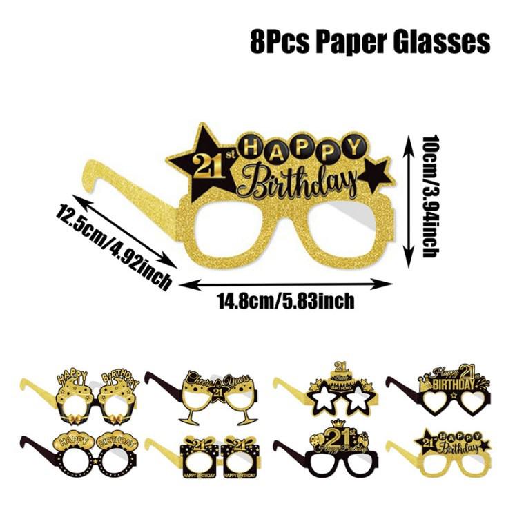 Birthday Party Funny Costume Glasses - Photo Prop & Party Decoration