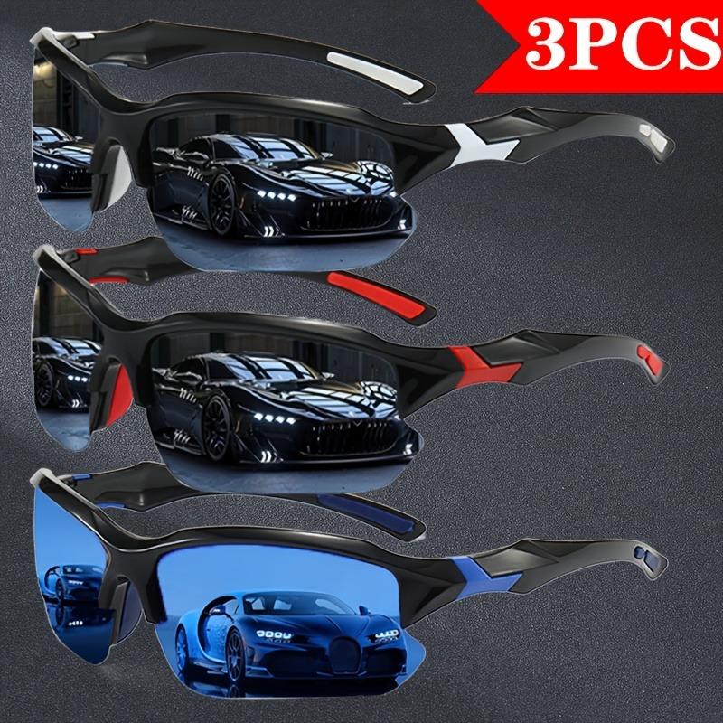 New Outdoor Sports Color Changing Mirror Day and Night Dual-use Men's and Women's Cycling Goggles Windproof and UV Resistant