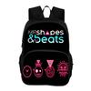 Kids Backpacks Just Shapes & Beats Student Anime School Bags Children Outdoor Sport Travel Rucksack Gift